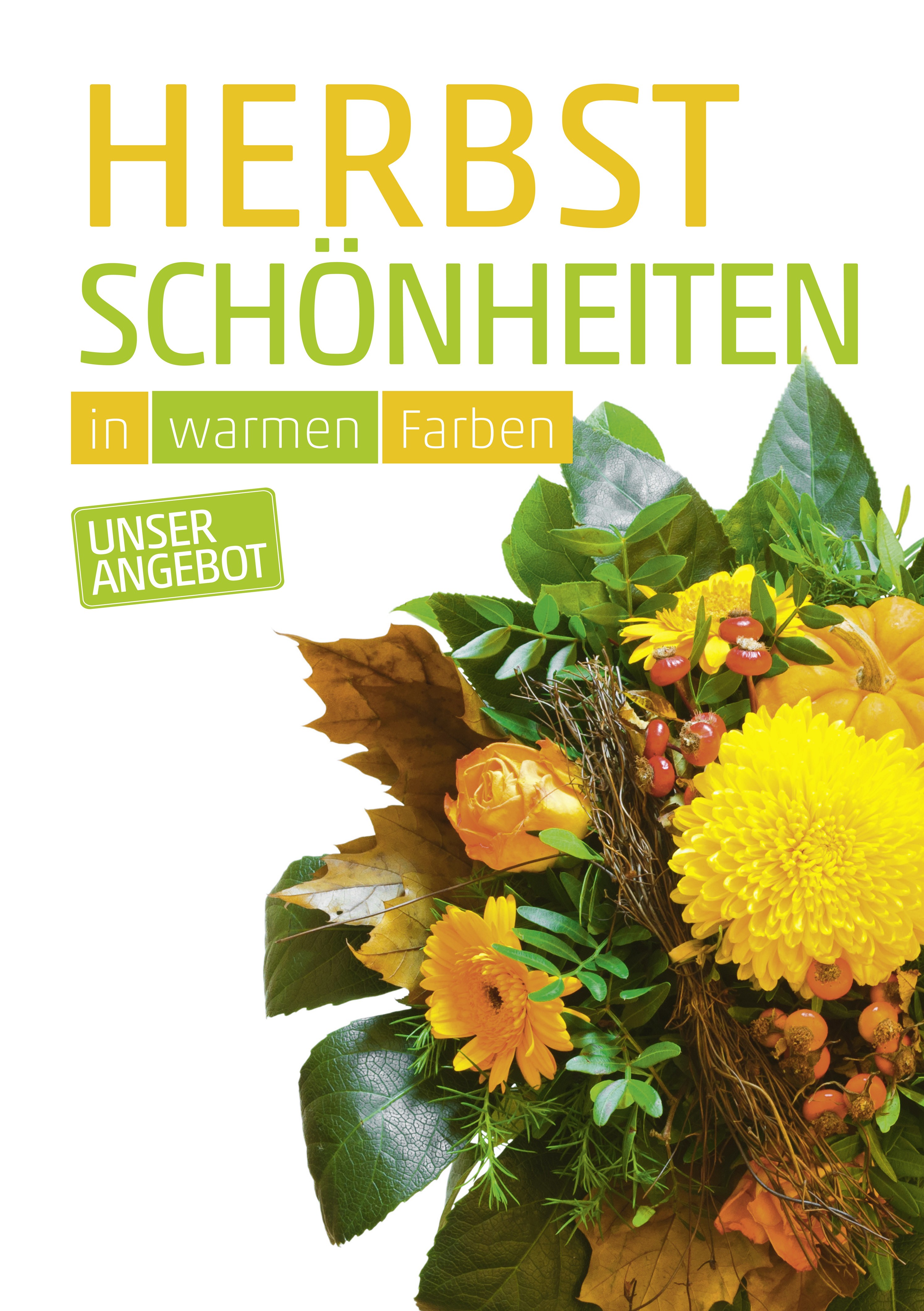 Plakat A1 Herbststrauß