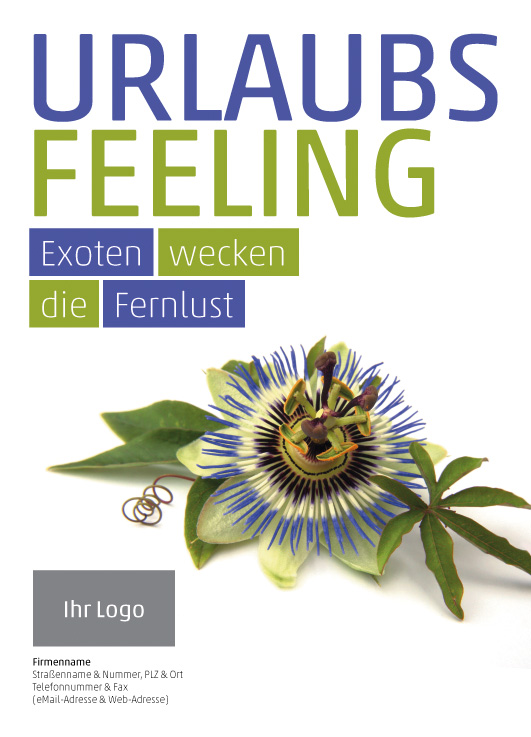 Anzeige Passionsblume