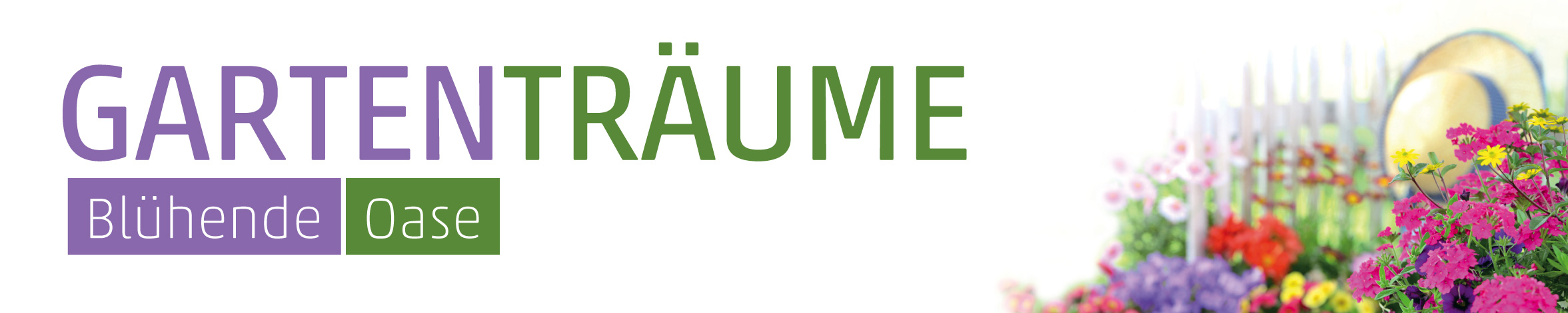Banner Gartenträume