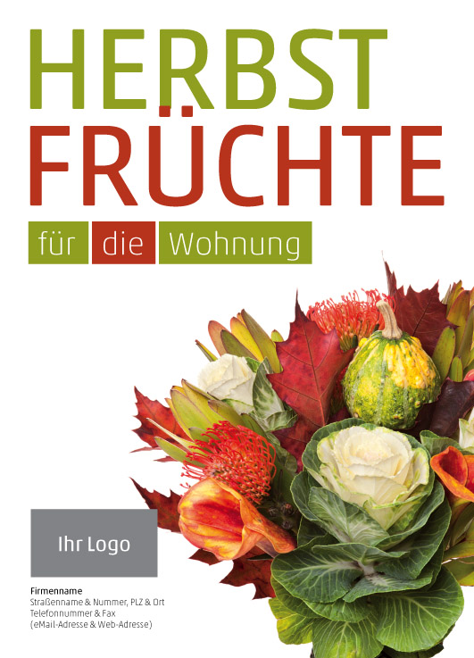 Anzeige Herbstfrüchte