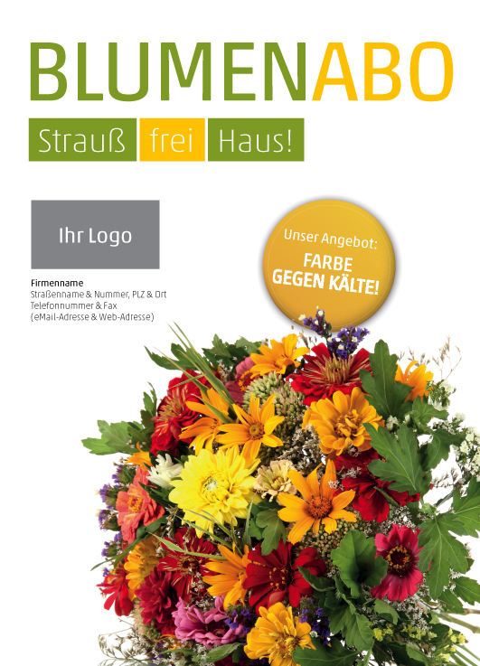 Anzeige Blumenabo