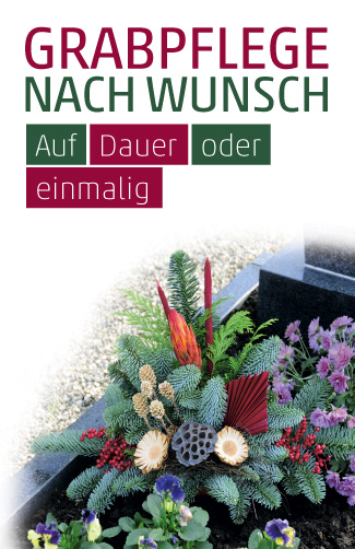 Etikett Grabpflege