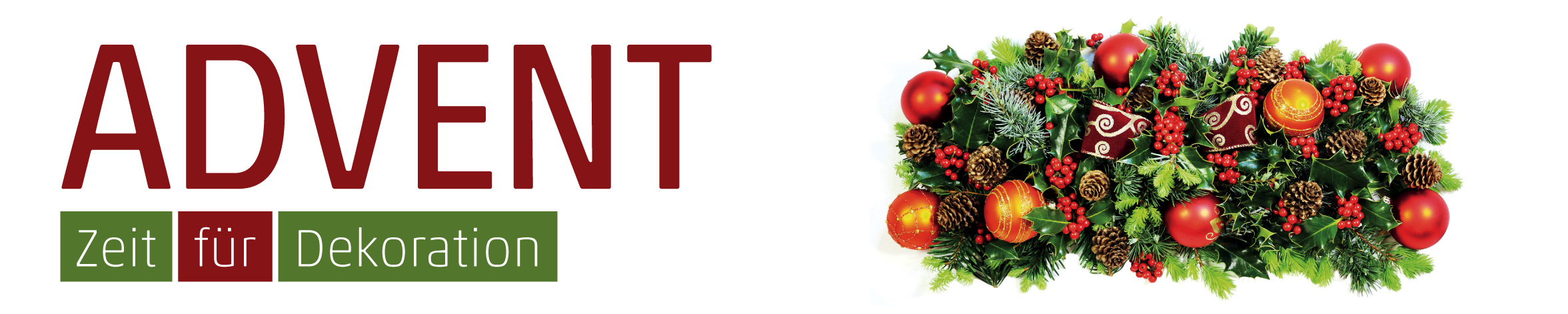 Banner Weihnachtsgesteck