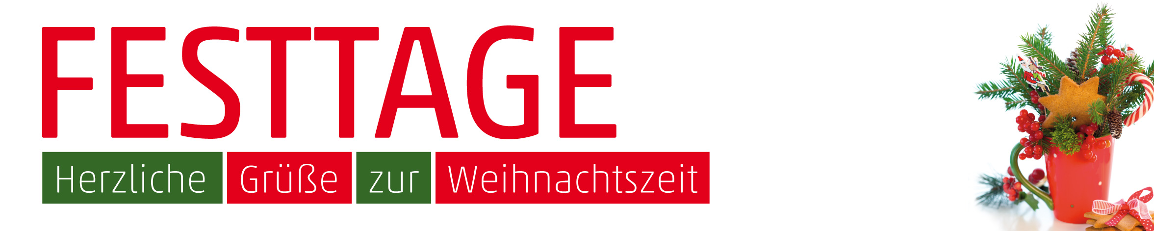 Banner Festtage