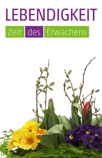 Etikett Frühlingskorb