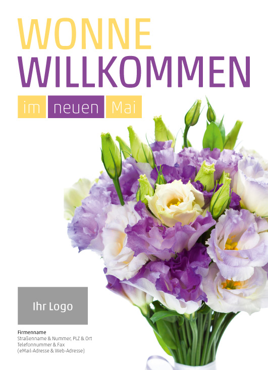 Anzeige Eustoma Strauß