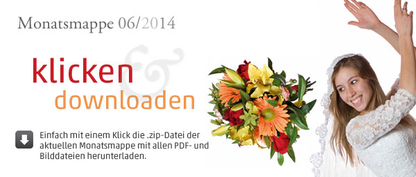 was, Monatsmappe Hochzeit-Feiern-Geniessen 06/2014 Komplettpaket  