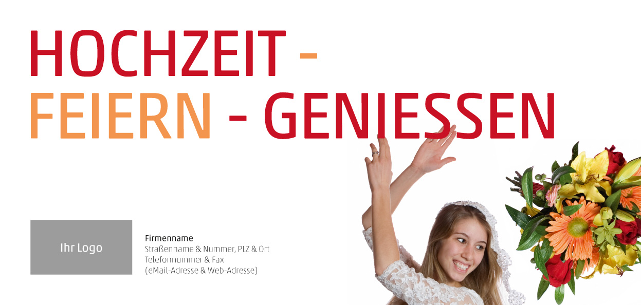 Einladung "Hochzeit" (Vorderseite) 