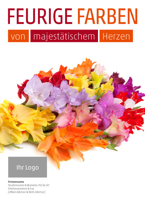 Anzeige Gladiolen