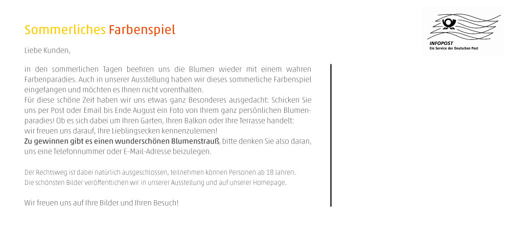 Gewinnspiel "sommerliches Farbenspiel“ (Rückseite) 