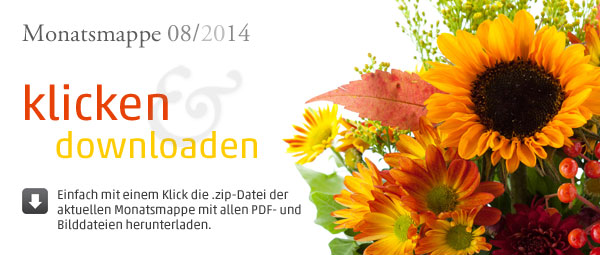 was, Monatsmappe Herbstfarben 08/2014 Komplettpaket 