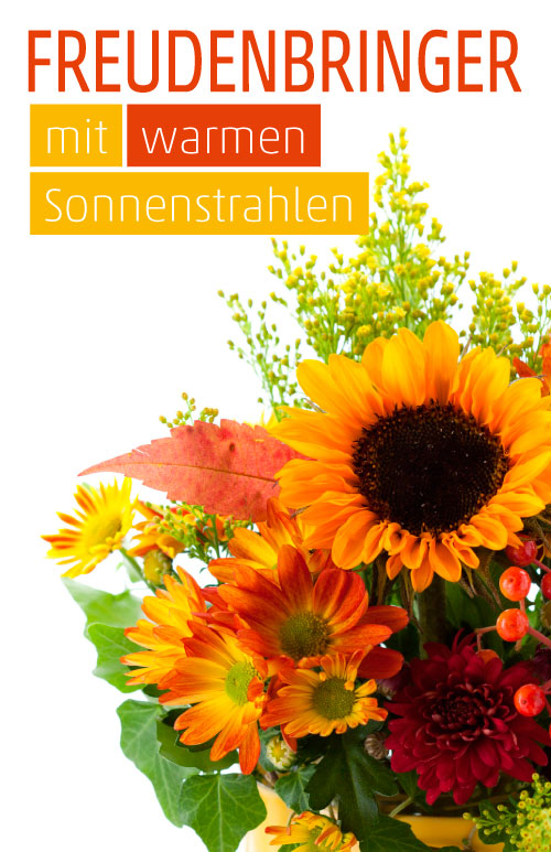 Etikett Bunter Strauß