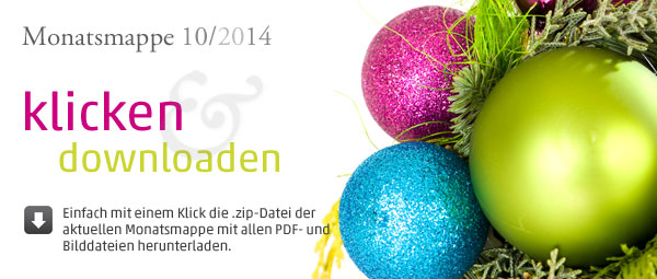 was, monatsmappe Winterfreuden 10/2014 Komplettpaket