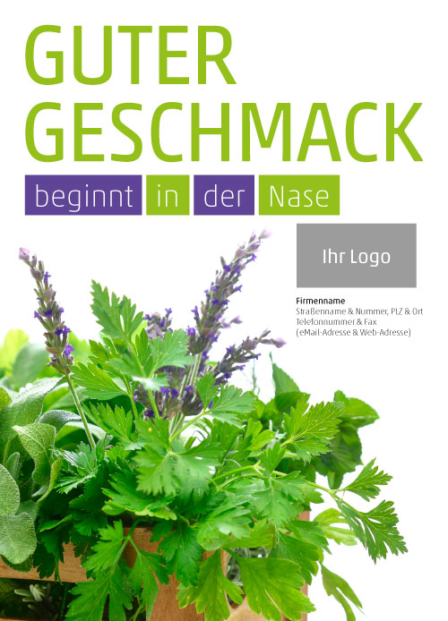 Anzeige Kräuterkorb