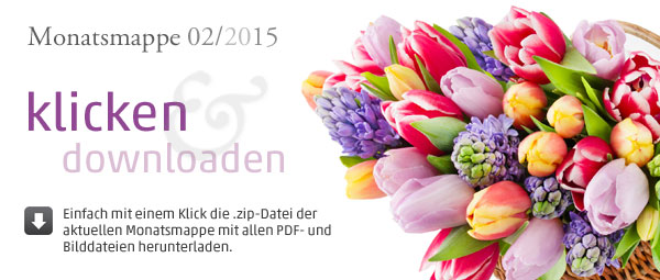 was, monatsmappe Frühlingsduft 02/2015 Komplettpaket 