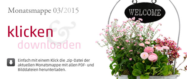 was, monatsmappe Willkommen zuhause! 03/2015 Komplettpaket  