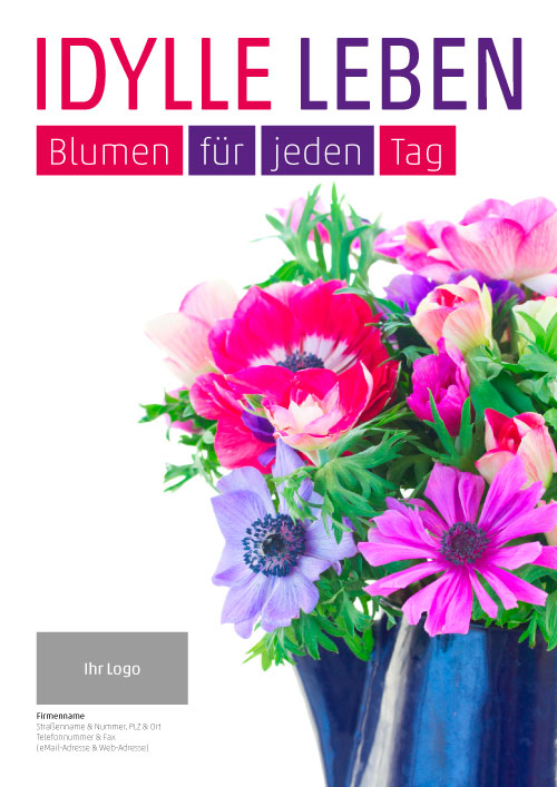 Plakat Anemonen